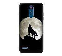 Wolf Howling at The Moon Case Cover For LG K8 (2018), LG Aristo 2, LG Tribute Dynasty, LG Zone 4, LG Fortune 2, LG K8+, LG K9