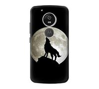 Wolf Howling at The Moon Case Cover For Motorola Moto G6 Play, Moto G6 Forge, Moto E5