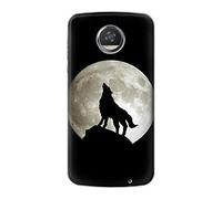 Wolf Howling at The Moon Case Cover For Motorola Moto Z2 Play, Z2 Force