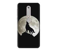 Wolf Howling at The Moon Case Cover For Nokia 6.1, Nokia 6 2018