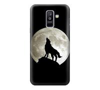 Wolf Howling at The Moon Case Cover For Samsung Galaxy A6+ (2018), J8 Plus 2018, A6 Plus 2018