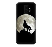 Wolf Howling at The Moon Case Cover For Samsung Galaxy S9 Plus