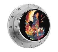Wolf Howling at The Moon Deers Kitchen Timers for Cooking Classroom