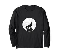 Wolf Howling At The Moon Long Sleeve T-Shirt