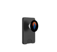 Wolf Howling At The Moon PopSockets PopWallet for MagSafe
