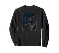 Wolf Howling At The Moon Sweatshirt