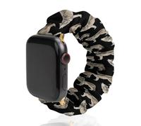 Wolf Howling Funny Stretch Bands Compatible with IWatch Replacement Smart Watch Strap