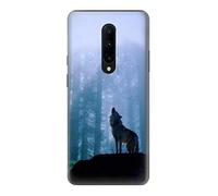 Wolf Howling in Forest Case Cover For OnePlus 7 Pro