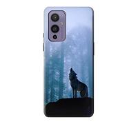 Wolf Howling in Forest Case Cover For OnePlus 9
