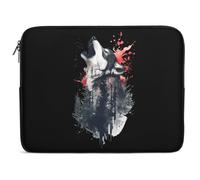 Wolf Howling in Forests Laptop Sleeves Lightweight Laptop Bag with Zippered for Work Travel Business