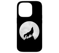 Wolf Howling in Moon Light Lone Wolf Case for iPhone 14 Pro