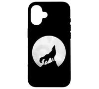 Wolf Howling in Moon Light Lone Wolf Case for iPhone 16