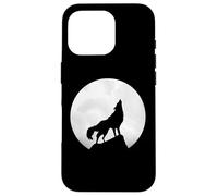 Wolf Howling in Moon Light Lone Wolf Case for iPhone 16 Pro
