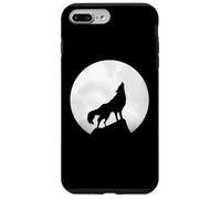 Wolf Howling in Moon Light Lone Wolf Case for iPhone 7 Plus/8 Plus