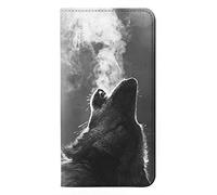 Wolf Howling PU Leather Flip Case Cover For Motorola Moto E6 Plus, Moto E6s