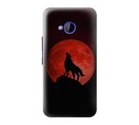 Wolf Howling Red Moon Case Cover For HTC U11 Life