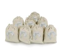 Wolf Howling to The Moon Reusable Gift Bags 8 Pcs