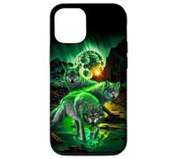 Wolf Hunting in Valley Amidst Catastrophic Asteroid Impact Case for iPhone 12/12 Pro