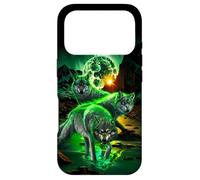 Wolf Hunting in Valley Amidst Catastrophic Asteroid Impact Case for iPhone 17 Pro