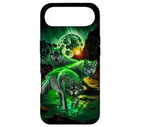 Wolf Hunting in Valley Amidst Catastrophic Asteroid Impact Case for iPhone Air