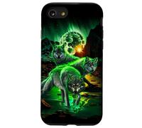 Wolf Hunting in Valley Amidst Catastrophic Asteroid Impact Case for iPhone SE (2020) / 7 / 8