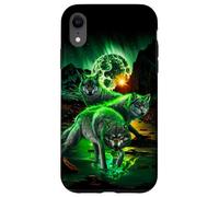 Wolf Hunting in Valley Amidst Catastrophic Asteroid Impact Case for iPhone XR