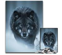 Wolf Hunting Predators Jigsaws 1000 Pieces for Adults Challenging Puzzles for Holidays Birthdays And Family Game Nights 1000 PCS(75x50cm)