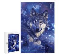 Wolf in Cosmic Dreams Jigsaw Puzzle, 1000 PCS, Indoor Activity for The Home, A Thoughtful Gift Idea for Adults Who Enjoy Puzzles