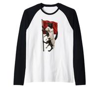 Wolf in Sheep’s Clothing Retro Logo Design Raglan Baseball Tee