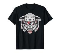 Wolf in Sheep's clothing head for lovers wolves Hunter face T-Shirt