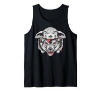 Wolf in Sheep's Clothing Head for Lovers Wolves Hunter face Tank Top