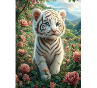 Wolf in Sunset Forest 300-piece Jigsaw Puzzle Set Fantástico Cuento De Hadas Animal For Adults Teens 14+ Logic Skill Indoor Game Family Game Night Summer Durable Material 300 PCS