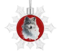 Wolf in The Forests Cute Christmas Pendants