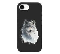 Wolf in The Forests TPU Cell Phone Case Compatible with iPhone 16/16 Plus/16 Pro/16 Pro Max/16 E Soft Protective Shell