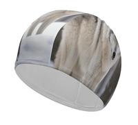 Wolf in The Snow Swim Cap Comfortable Swimming Caps Stretchable Durable Swimming Hat for Men and Women