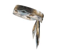 Wolf in The Snow Tie Headband for Women & Men - Stylish Sports Head Tie, Suitable for Various Sports Activities