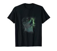 Wolf In The Wild Howling Wolf In The Woods T-Shirt