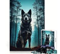 Wolf in The Woods Adult Jigsaw1000 Pieces Clear Thinking Restful Escape Precise Edges (50x75cm)