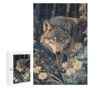 Wolf in The Woods Jigsaw Puzzle, 1000 PCS, Relaxing Activity for Adults, A Creative Way to Unwind after A Busy Day, at Home