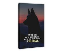 Wolf Inspiration Poster, Wolves Not Performing in Circus, Bedroom Decoration Landscape, Office Room Canvas Poster Wall Art Decor Print Picture Paintings for Living Room Bedroom Decoration 12x18inch(30