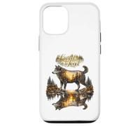 Wolf instinct natural forest illustration Case for iPhone 12/12 Pro