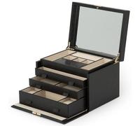 WOLF Jewellery Box Palermo Large Black Anthracite - Black WLF-172