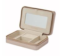 WOLF Jewellery Case Palermo Zip Rose Gold - Rose WLF-194