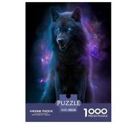 Wolf Jigsaw Puzzle 1000 Pieces Relaxing Hobby Adults & Teens Wild Animal Durable Finish Strong Fit 38x26cm/1000pcs