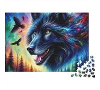 Wolf Jigsaw Puzzle Animal 1000 Pieces 100% Recycled Board Premium for Couples Logic Gift 38x26cm/1000pcs