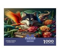 Wolf Jigsaw Puzzles for Adult The Impossible Challenge 1000 Pieces Difficult Hard Jigsaw Puzzles for Man And Woman with Letters on Back 70x50cm/1000pcs