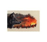 Wolf Jigsaw Puzzles for Adults 2000, Wooden 2000 Piece Jigsaw Puzzles for Adults Tree, Educational Puzzle Games for The Whole Family Together, Puzzle for Wall Art Home Decor 28x40 Inches LZPT-03962