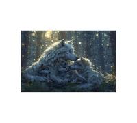 Wolf Jigsaw Puzzles for Adults 2000, Wooden 2000 Piece Jigsaw Puzzles for Adults Tree, Educational Puzzle Games for The Whole Family Together, Puzzle for Wall Art Home Decor Gifts 28x40 Inch LZPT00424