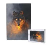 Wolf Jigsaw Puzzles for Adults 500, Dream Large Wooden Puzzles for Adults, Funny/Difficult/Impossible/Challenging Decompression Games, As a Birthday for Women and Men 2T-1285