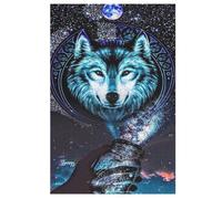 Wolf Jigsaw Puzzles for Kids 1000 Pieces 3d Wooden Puzzle Decompression Game for Adults Women Girl Educational Game Toys (78×53cm)